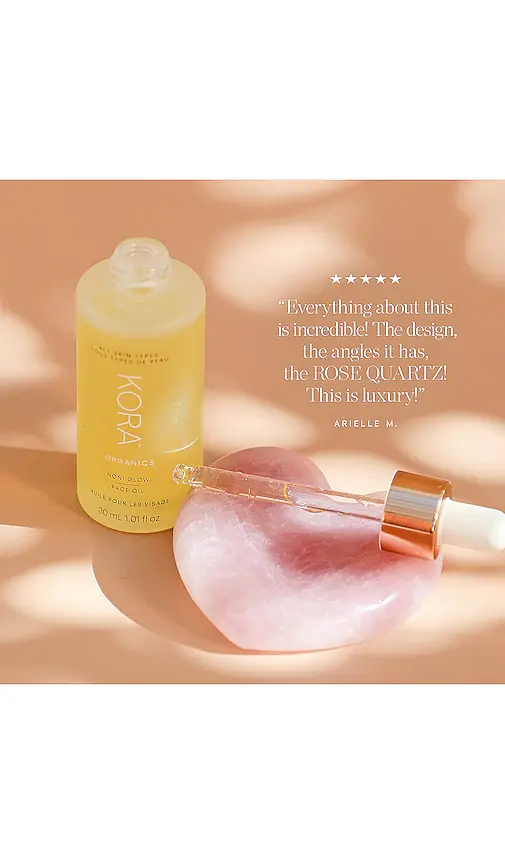 KORA Organics Rose Quartz Heart Facial Sculptor | Thumbnail 2