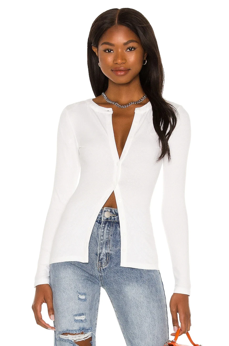 Sasha Button Top Sasha Button Top