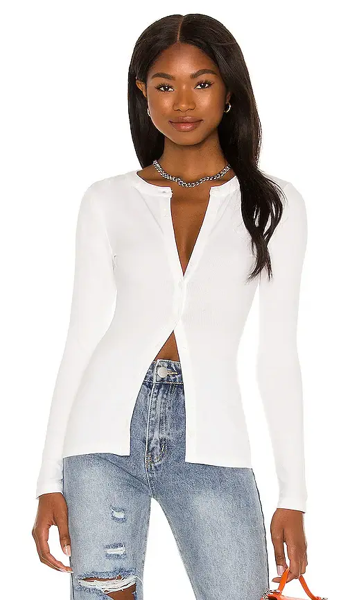 superdown Sasha Button Top | Image 1 superdown Sasha Button Top | Image 1