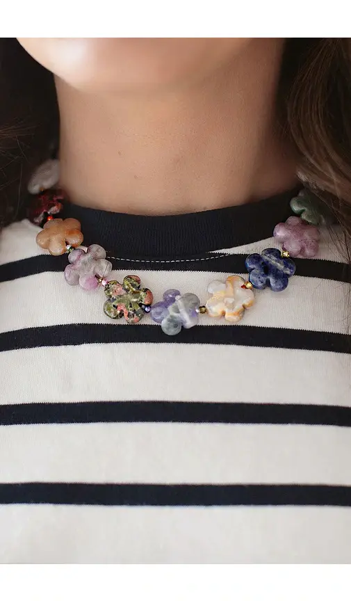 Brinker + Eliza Brinker + Eliza Bloom Necklace | Thumbnail 2