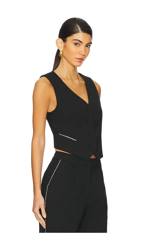 AllSaints Atlas Krys Waistcoat | Thumbnail 2 AllSaints Atlas Krys Waistcoat | Thumbnail 2