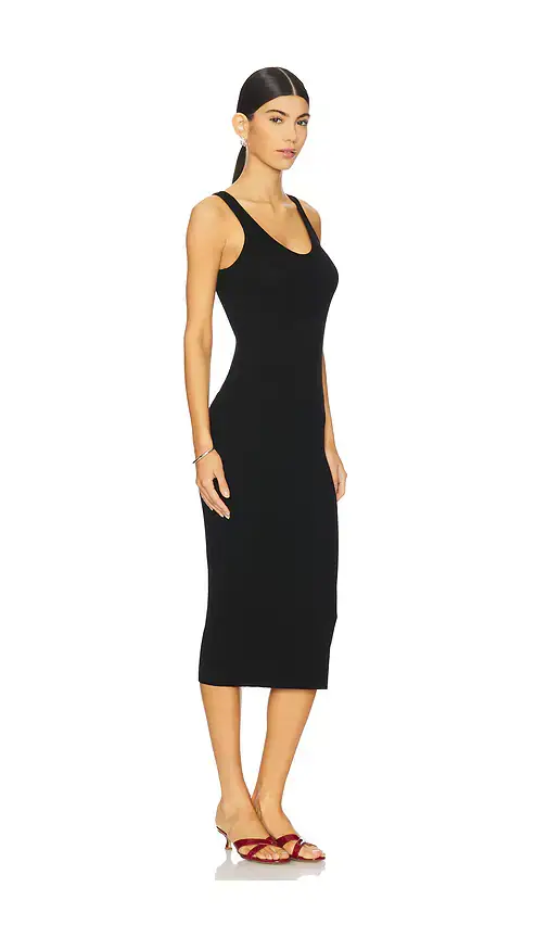 ENZA COSTA Silk Knit Tank Midi Dress | Thumbnail 2