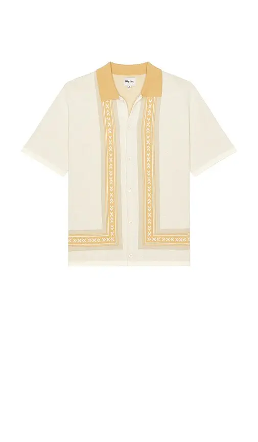 Rhythm Loma Knitted Short Sleeve Shirt | Image 1 Rhythm Loma Knitted Short Sleeve Shirt | Image 1