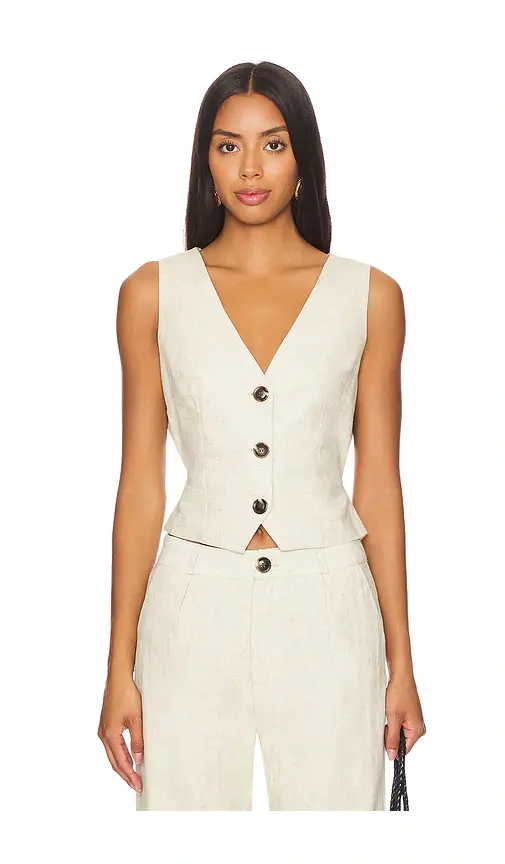 Allegra Linen Vest