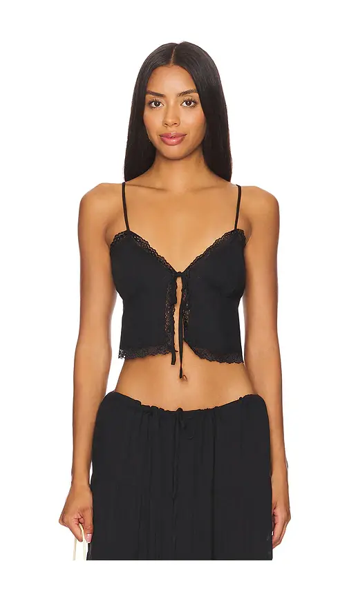 SNDYS Ophelia Tie Up Top