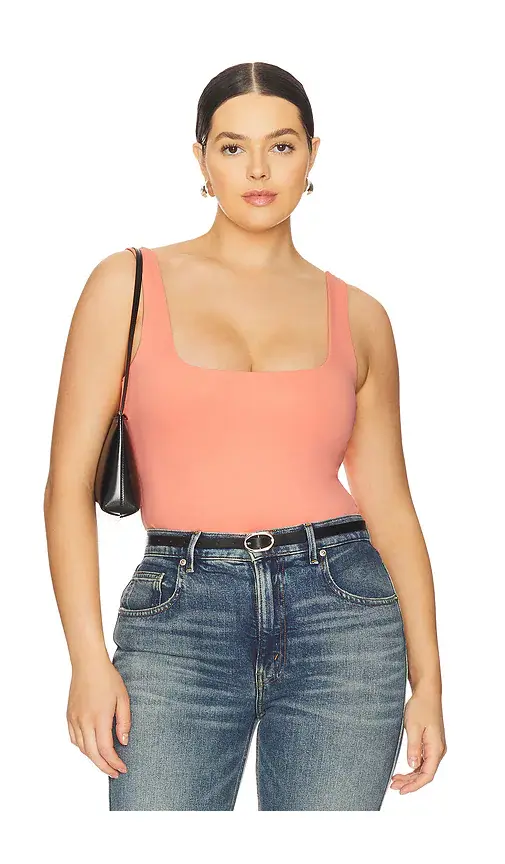 GOOD AMERICAN Sculpting Modern Tank Bodysuit | Thumbnail 2