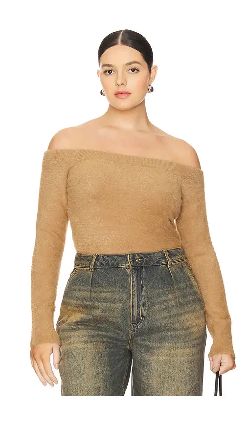 GOOD AMERICAN Plush Off Shoulder Top | Thumbnail 2 GOOD AMERICAN Plush Off Shoulder Top | Thumbnail 2