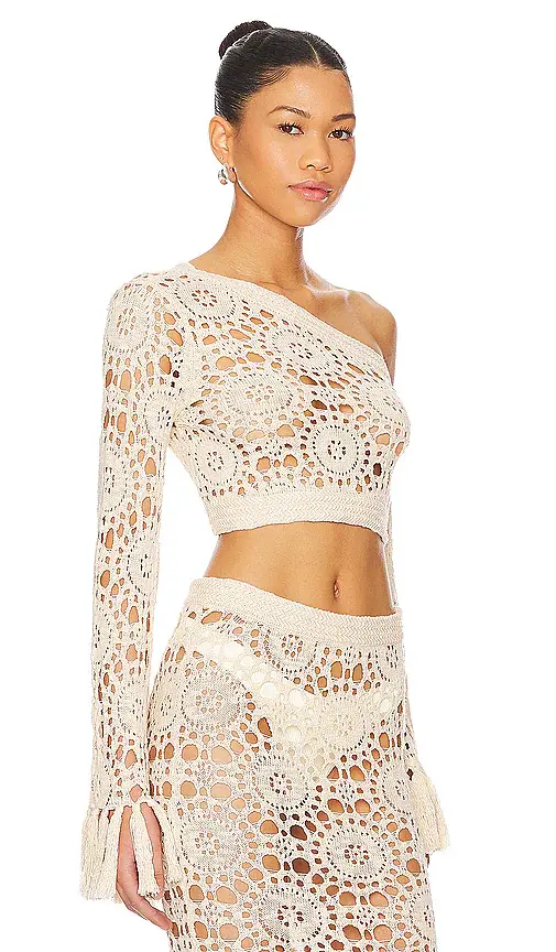 Tularosa Luanne Cold Shoulder Top | Thumbnail 2 Tularosa Luanne Cold Shoulder Top | Thumbnail 2