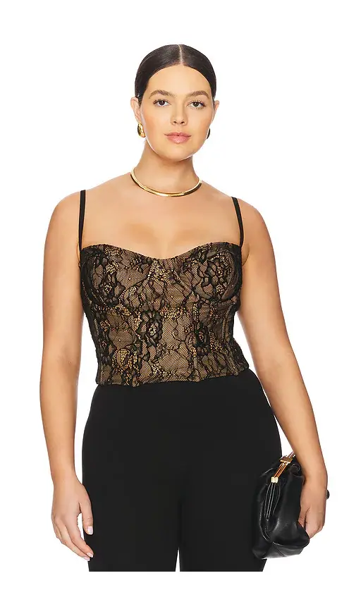 GOOD AMERICAN Lace Bustier | Thumbnail 2