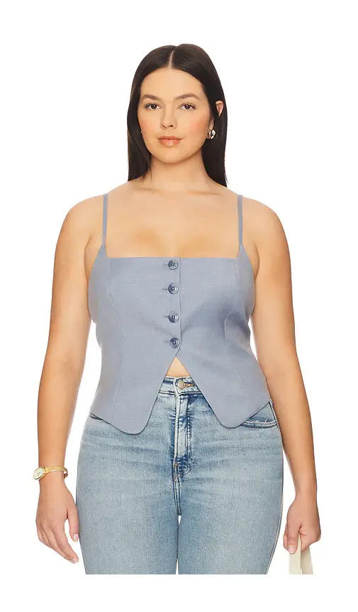 GOOD AMERICAN Twill Suiting Camisole | Thumbnail 2 GOOD AMERICAN Twill Suiting Camisole | Thumbnail 2