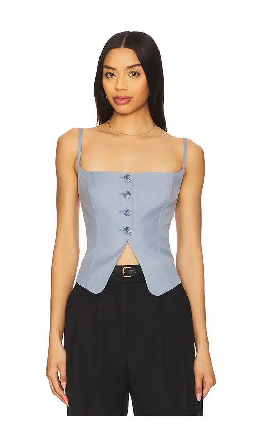 GOOD AMERICAN Twill Suiting Camisole