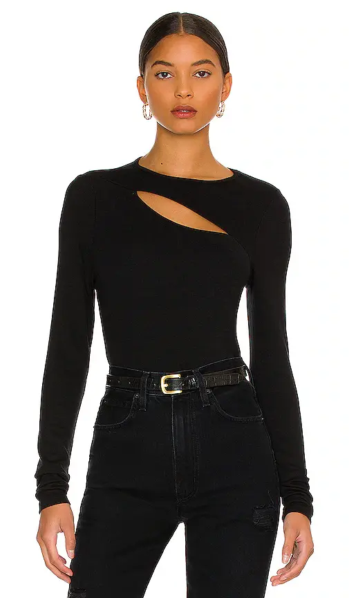 Verge Peek A Boo Long Sleeve Top