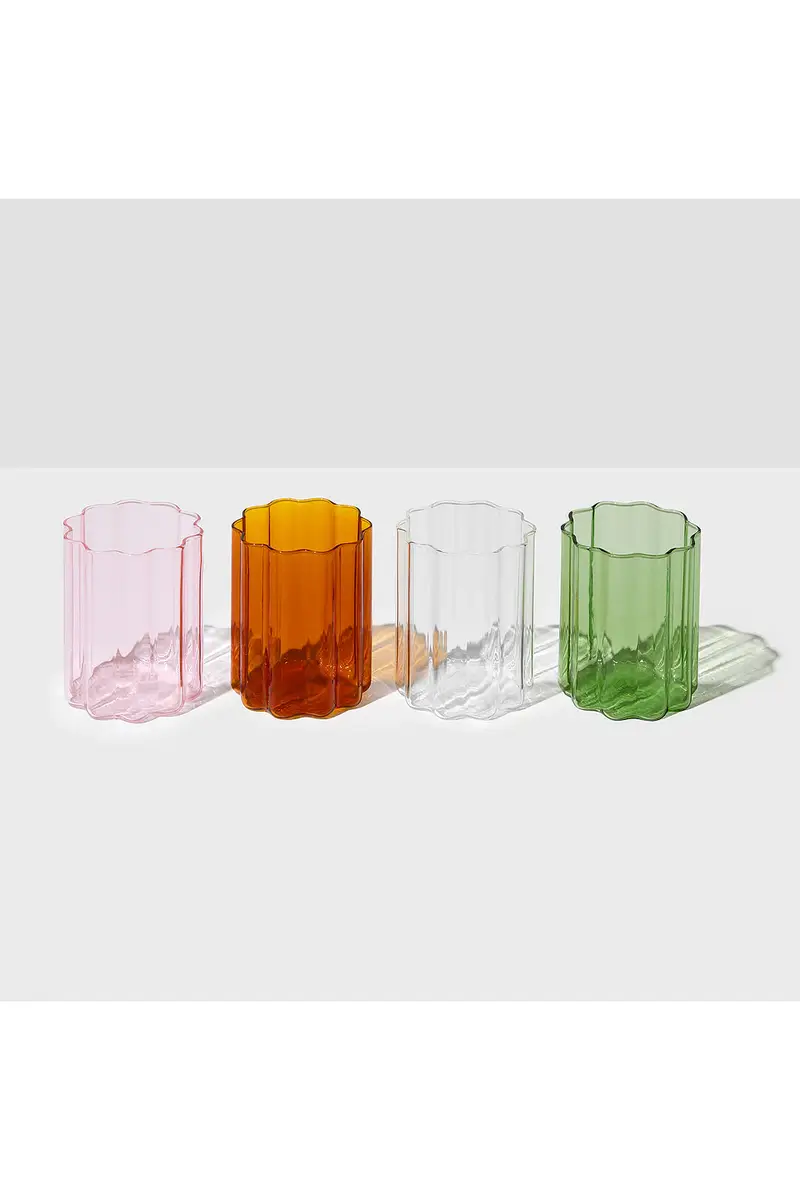 FAZEEK Wave Glass Set Of 4 | Thumbnail 4 FAZEEK Wave Glass Set Of 4 | Thumbnail 4