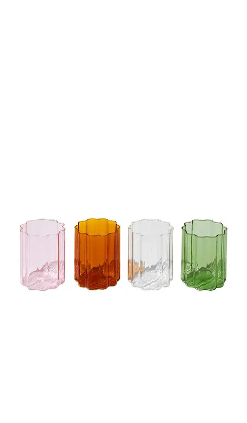 Fazeek Wave Glass Set Of 4 | Image 1 Fazeek Wave Glass Set Of 4 | Image 1