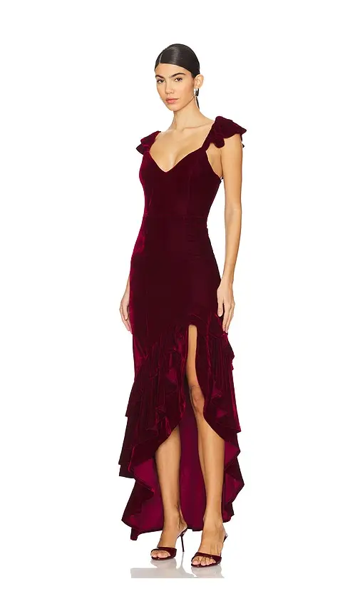Tularosa Camille Velvet Gown | Thumbnail 2