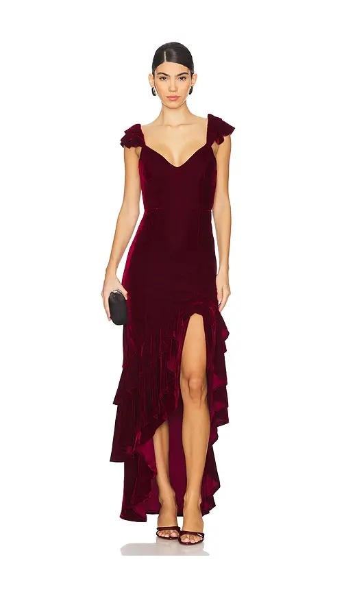 Tularosa Camille Velvet Gown | Image 1 Tularosa Camille Velvet Gown | Image 1