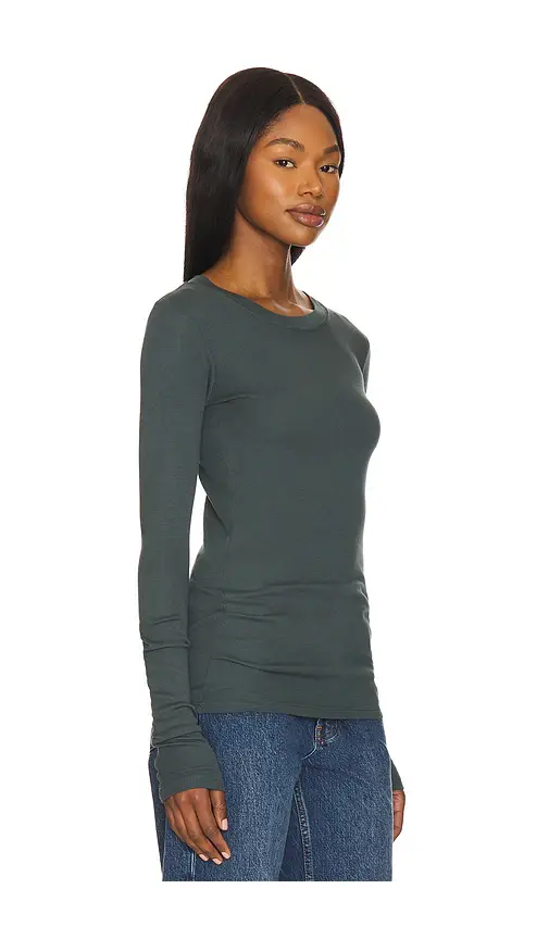 LA Made Long Sleeve Crew Neck Top | Thumbnail 2 LA Made Long Sleeve Crew Neck Top | Thumbnail 2