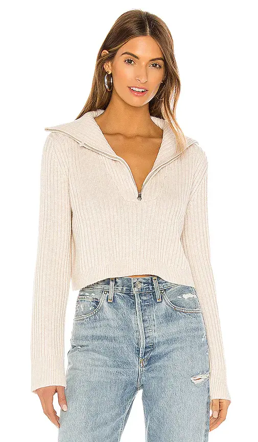 Tularosa Lovelle Zip Up Sweater | Image 1 Tularosa Lovelle Zip Up Sweater | Image 1