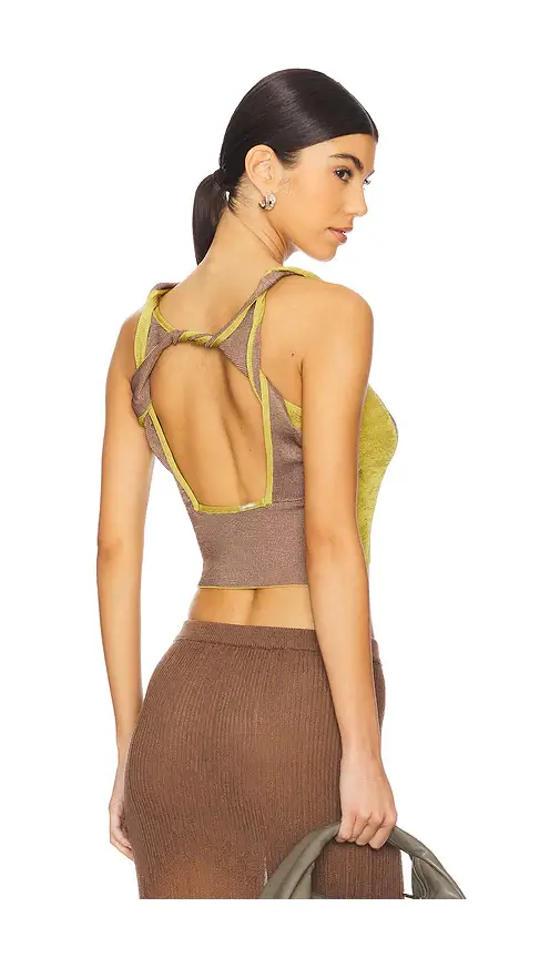 Isa Boulder Two-tone Twisted Top | Image 1 Isa Boulder Two-tone Twisted Top | Image 1