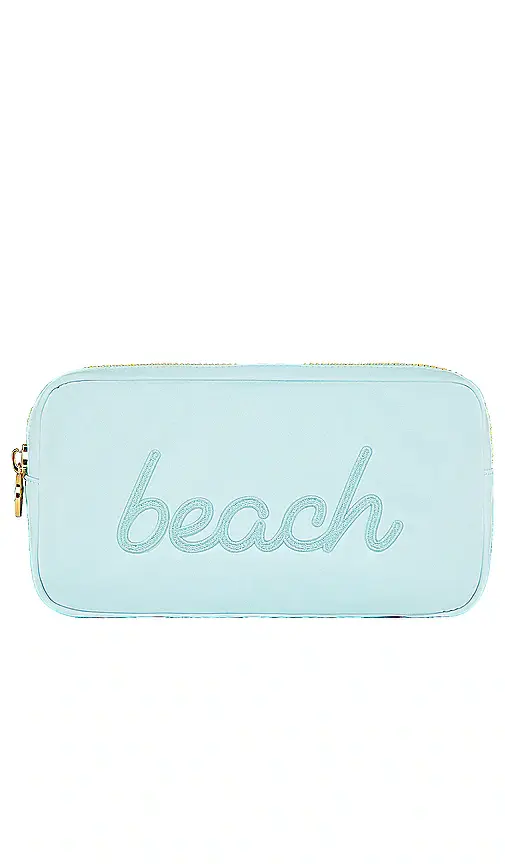 Sky Beach Embroidered Small Pouch Sky Beach Embroidered Small Pouch