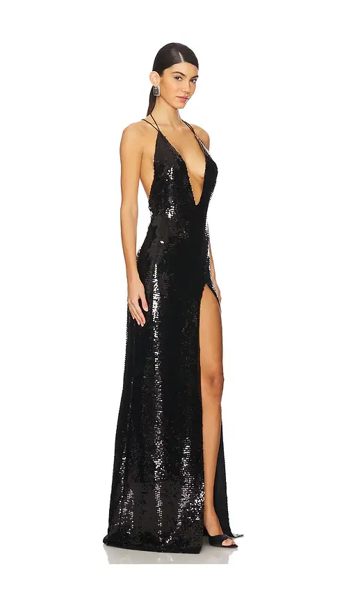 SAU LEE Onyx Gown | Thumbnail 2 SAU LEE Onyx Gown | Thumbnail 2