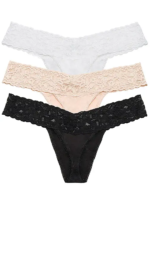 Hanky Panky Cotton 3 Pack Low Rise Thongs | Thumbnail 2 Hanky Panky Cotton 3 Pack Low Rise Thongs | Thumbnail 2