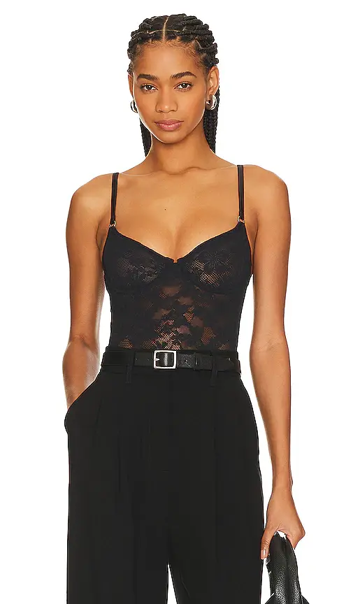 Fleur du Mal Le Stretch Lace Bodysuit | Image 1 Fleur du Mal Le Stretch Lace Bodysuit | Image 1