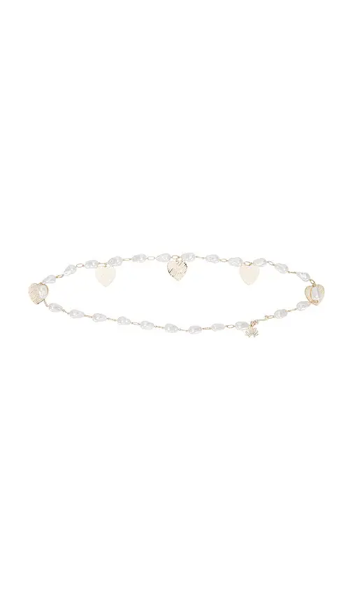 Lele Sadoughi Heart Charm Chain Belt | Thumbnail 2 Lele Sadoughi Heart Charm Chain Belt | Thumbnail 2