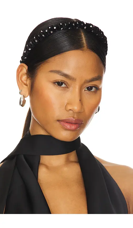 Lele Sadoughi Jessie Crystal Embellished Headband | Image 1 Lele Sadoughi Jessie Crystal Embellished Headband | Image 1