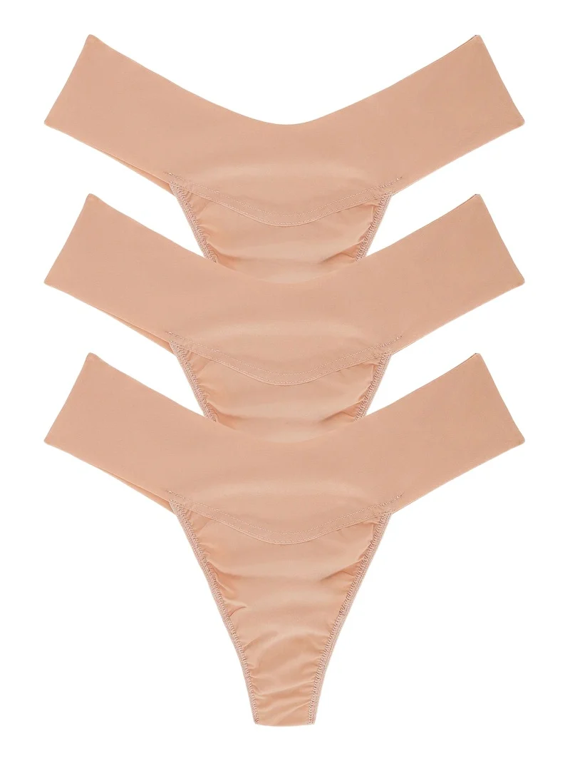 Hanky Panky Natural Rise Thongs 3 Pack