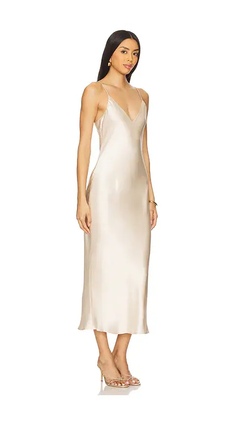 L'Agence Seridie Slip Midi Dress | Thumbnail 2 L'Agence Seridie Slip Midi Dress | Thumbnail 2