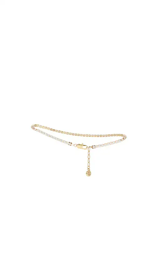 Ettika Single Crystal Band Anklet | Thumbnail 2 Ettika Single Crystal Band Anklet | Thumbnail 2