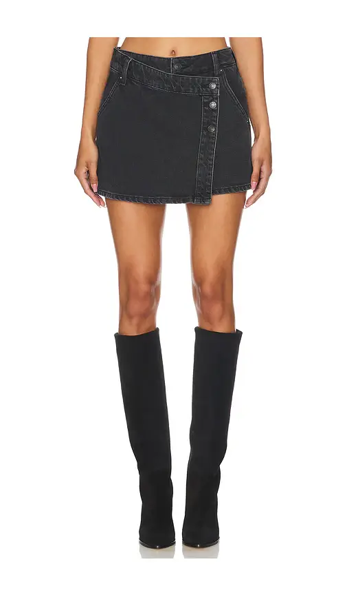 Free People x We The Free Wynne Denim Skirt | Image 1 Free People x We The Free Wynne Denim Skirt | Image 1