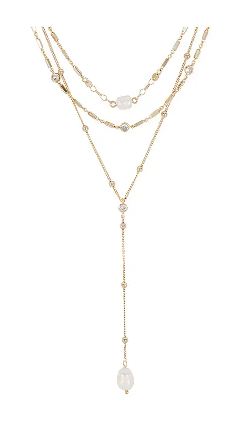 Ettika Forever Pearl 18k Gold Plated Multi-chain Choker | Thumbnail 2 Ettika Forever Pearl 18k Gold Plated Multi-chain Choker | Thumbnail 2