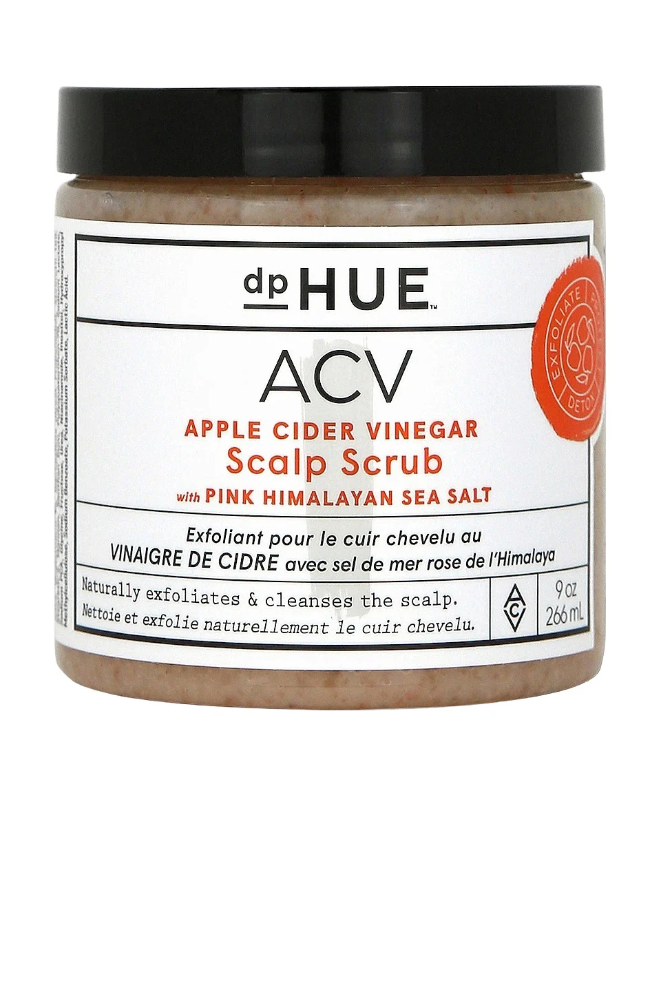 dpHUE Apple Cider Vinegar Scalp Scrub with Pink Himalayan Sea Salt