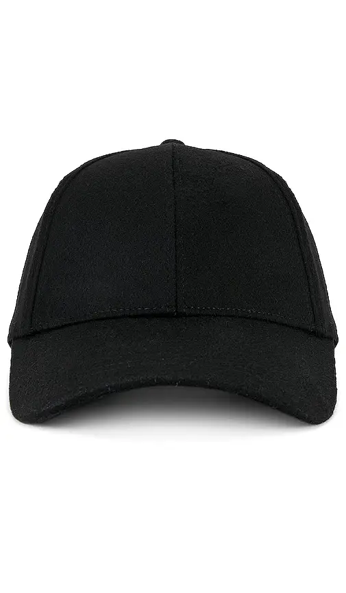 Vince Cashmere Baseball Cap With Leather Trim | Thumbnail 2 Vince Cashmere Baseball Cap With Leather Trim | Thumbnail 2