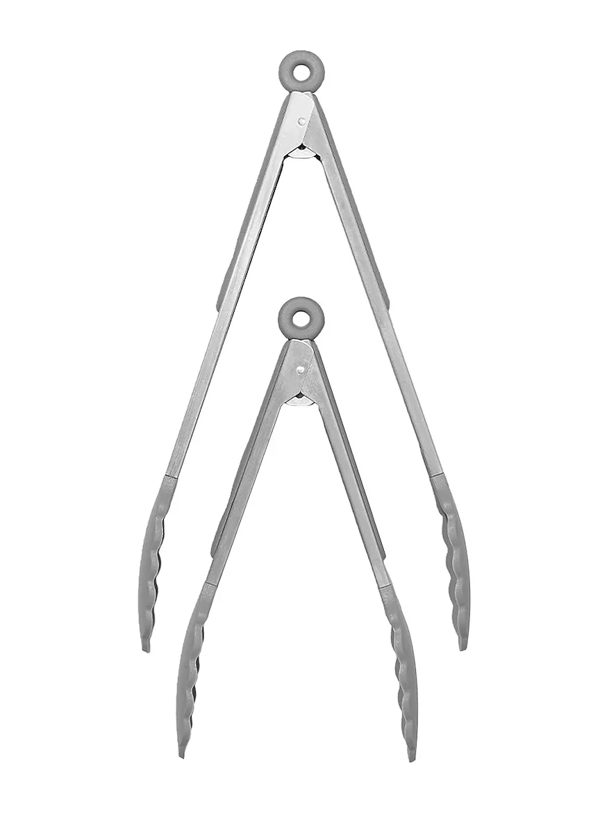 Public Goods Stainless Kitchen Tongs Set