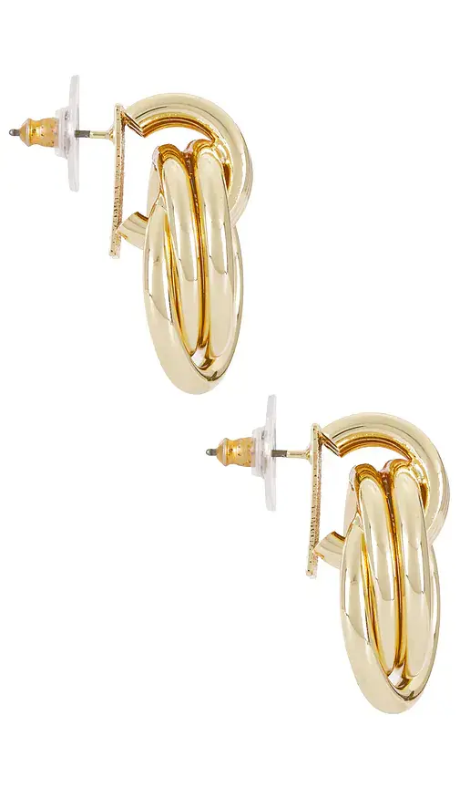 BaubleBar Interlocking Hoop Earrings | Thumbnail 2 BaubleBar Interlocking Hoop Earrings | Thumbnail 2