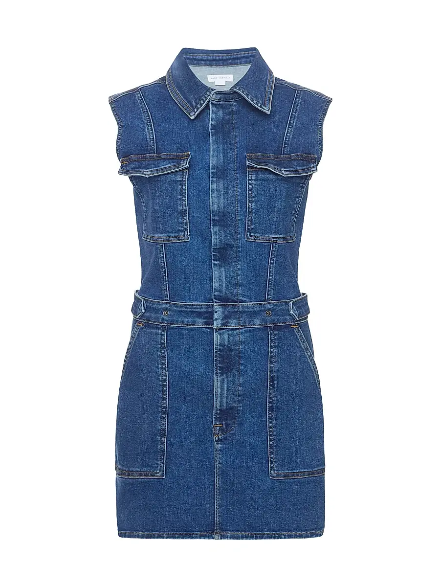 GOOD AMERICAN Women's Fit For Success Sleeveless Mini Dress