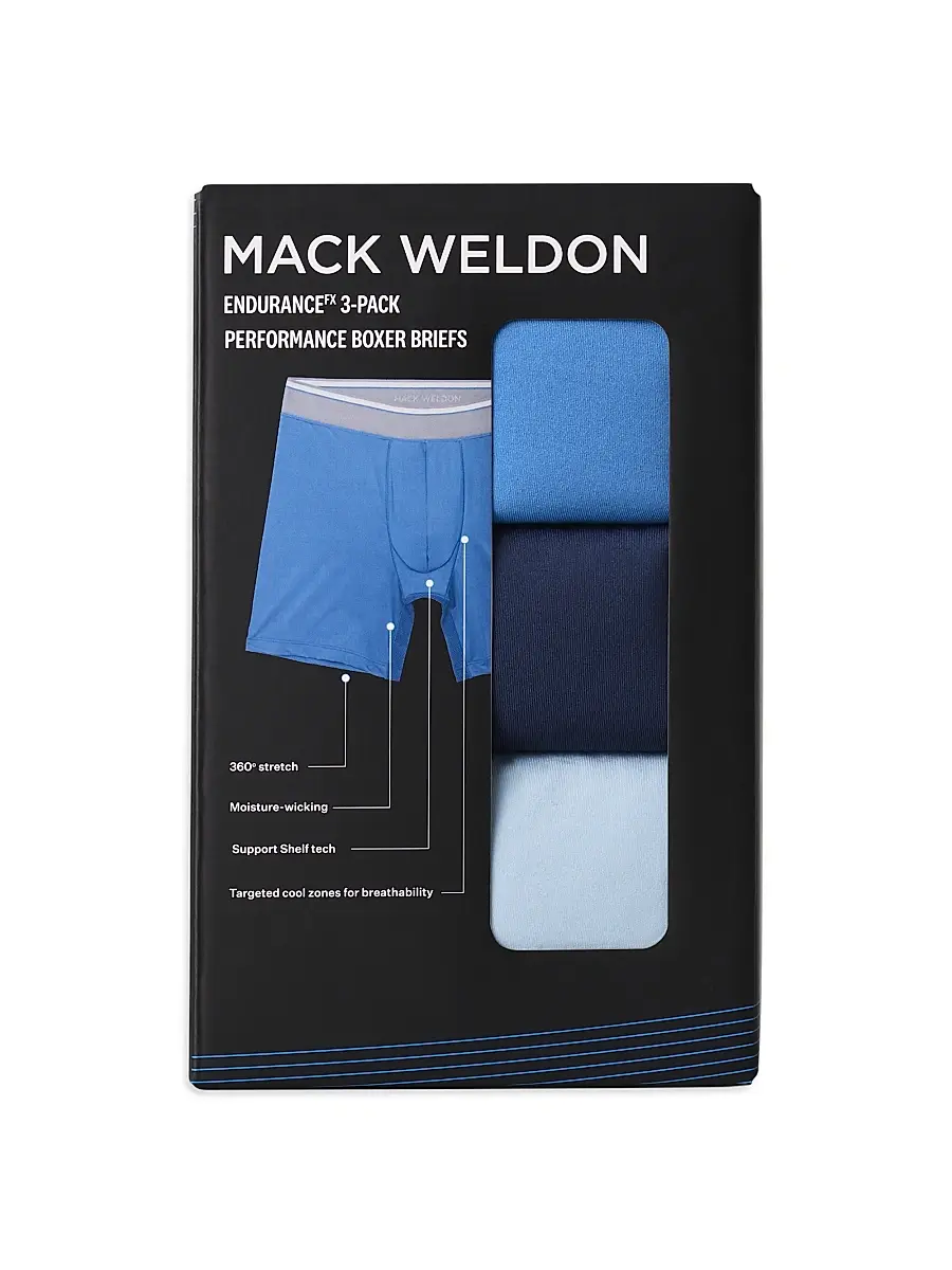 Mack Weldon Men's Endurance Boxer Brief 3-Pack | Thumbnail 2 Mack Weldon Men's Endurance Boxer Brief 3-Pack | Thumbnail 2