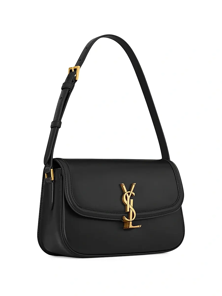 Saint Laurent Women's Solferino in Box Shoulder Bag - Black | Thumbnail 7 Saint Laurent Women's Solferino in Box Shoulder Bag - Black | Thumbnail 7