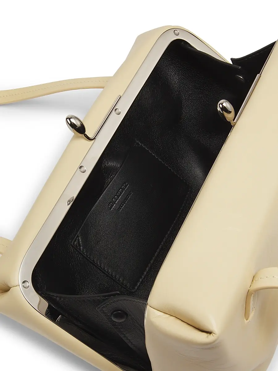 Jil Sander Women's Goji Pillow Leather Handle Bag - Almond Butter | Thumbnail 3