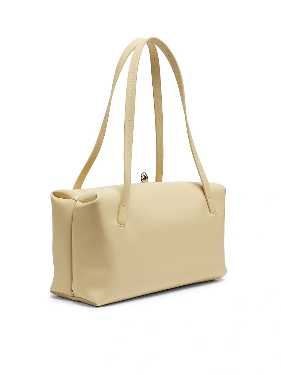 Jil Sander Women's Goji Pillow Leather Handle Bag - Almond Butter | Thumbnail 4