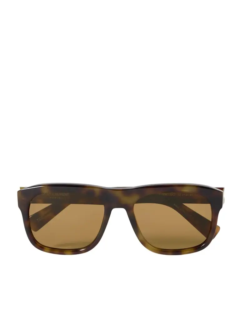 Saint Laurent Eyewear Square-frame Tortoiseshell Acetate Sunglasses | Image 1 Saint Laurent Eyewear Square-frame Tortoiseshell Acetate Sunglasses | Image 1