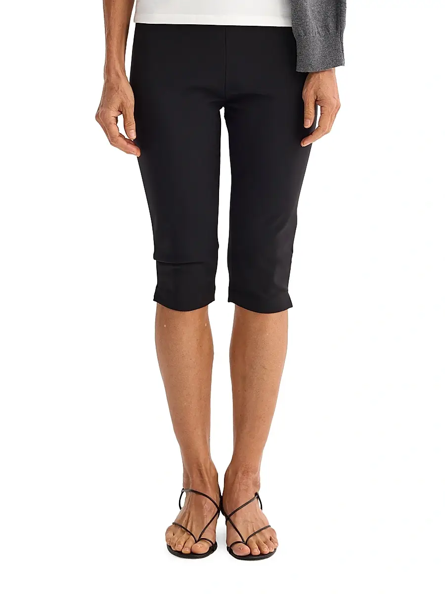 Róhe Women's Capri Scuba Trousers - Black | Thumbnail 3 Róhe Women's Capri Scuba Trousers - Black | Thumbnail 3