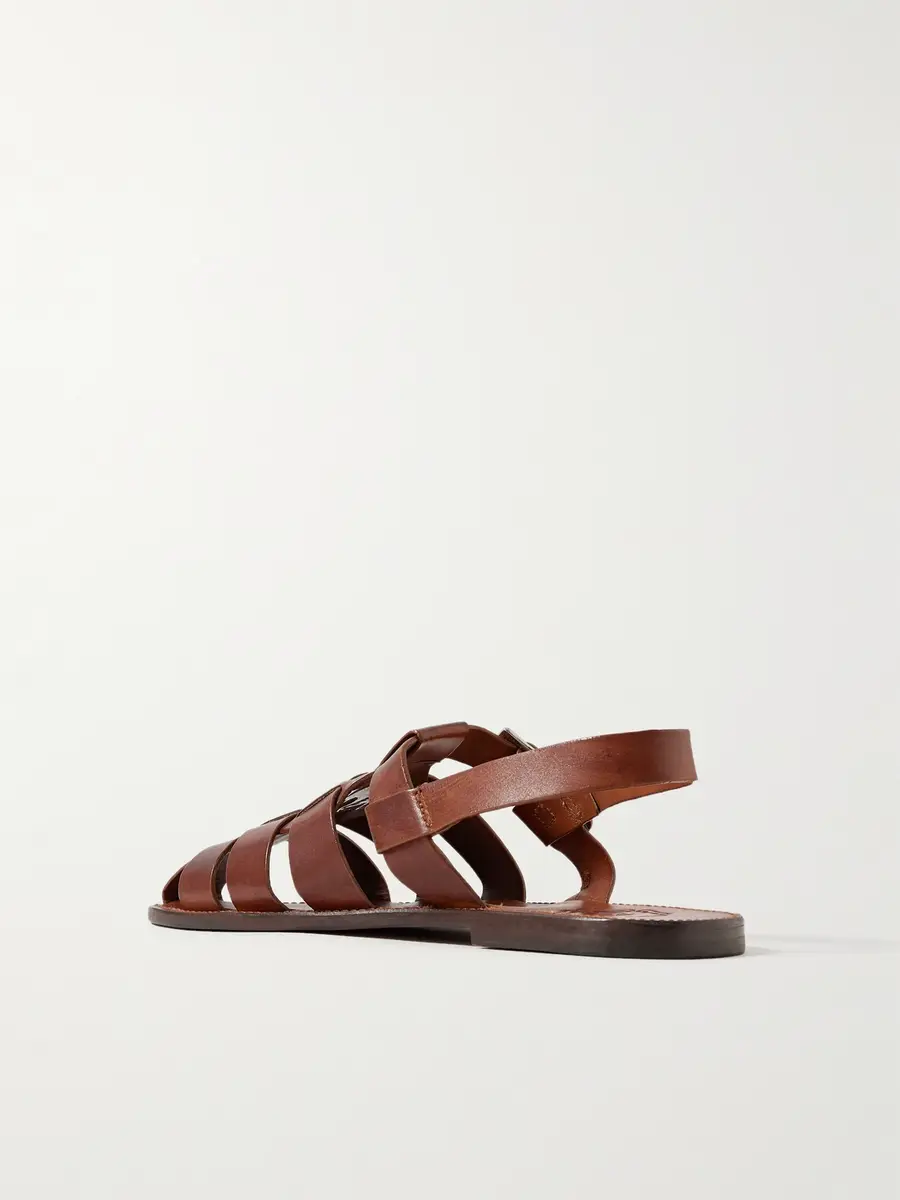 Grenson Quincy Leather Fisherman Sandals - Men | Thumbnail 3
