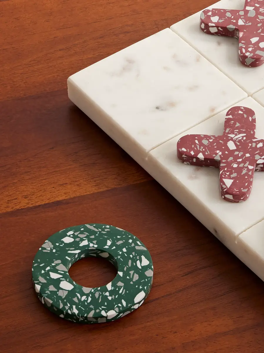 The Conran Shop Pietra Stone and Marble Naughts and Crosses Set - Men | Thumbnail 3 The Conran Shop Pietra Stone and Marble Naughts and Crosses Set - Men | Thumbnail 3