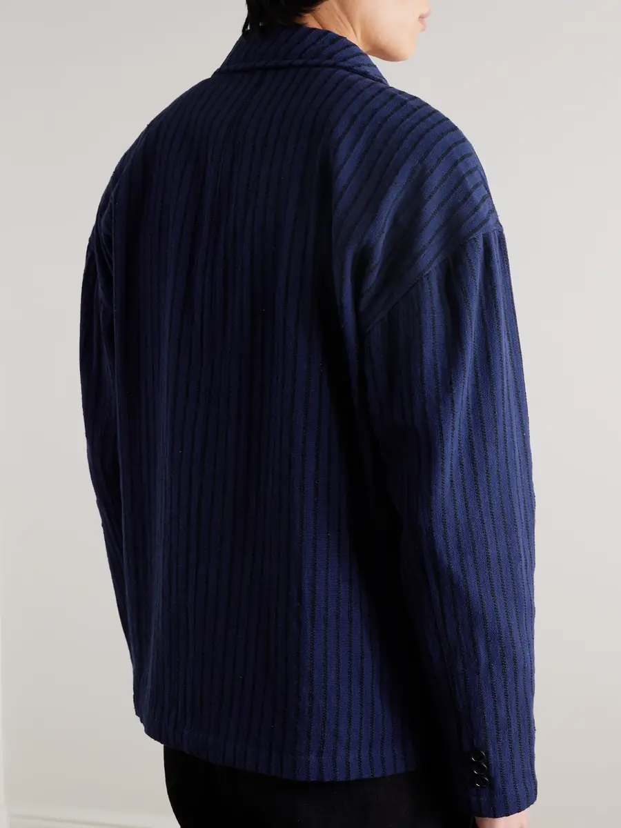 Kardo Hugh 2.0 Unstructured Striped Cotton Suit Jacket - Men | Thumbnail 4 Kardo Hugh 2.0 Unstructured Striped Cotton Suit Jacket - Men | Thumbnail 4