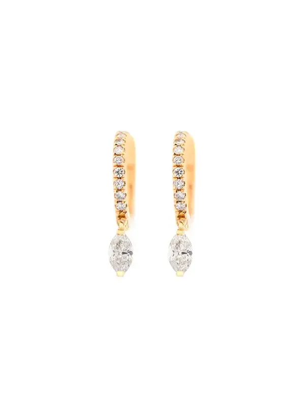 0.75ct Diamond 18K Gold Marquise Dangle Drop Earrings 0.75ct Diamond 18K Gold Marquise Dangle Drop Earrings