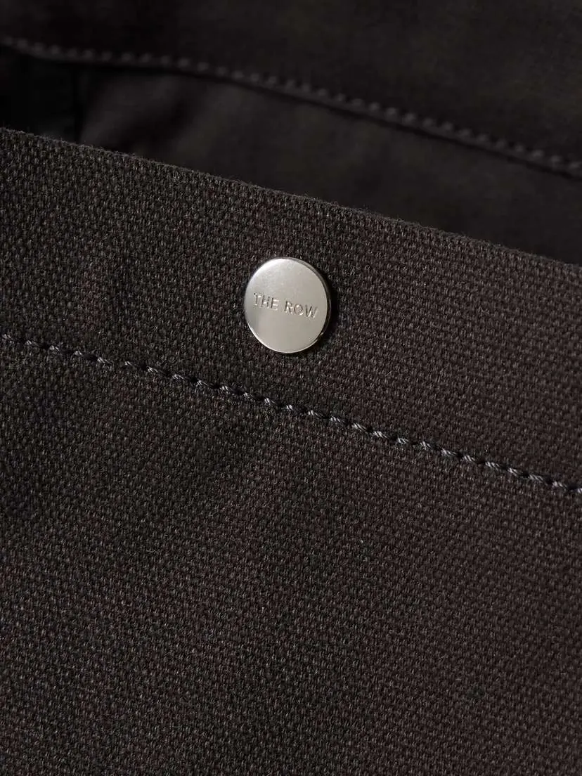 The Row Idaho Xl Leather-trimmed Cotton-canvas Tote | Thumbnail 4 The Row Idaho Xl Leather-trimmed Cotton-canvas Tote | Thumbnail 4
